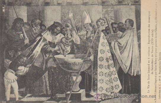 Cartoline: La Vie de Saint Leonard en 6 tableaux. Franqueado en 1913.