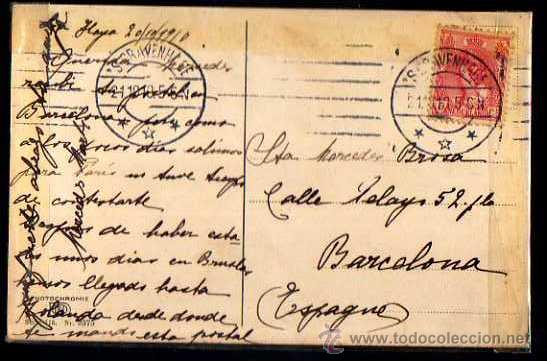 Postales: Volendam. Circulada en 1910. - Foto 2