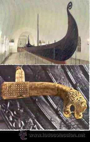 Postales: 2 postales ----MUSEO VIKINGO DE OSLO---