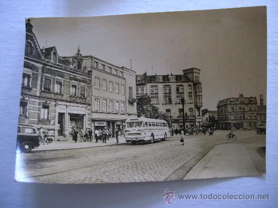 Postales: postal alemana: halle / saale, ammendorf, merseburger strasse(circulada, 1964)