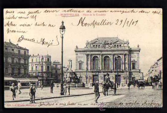 Postales: Montpellier. Circulada 1907 - Foto 1