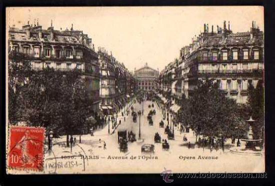 Postales: Paris. Circulada 1919 - Foto 1
