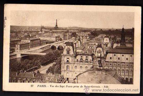 Postales: Paris. Circulada - Foto 1