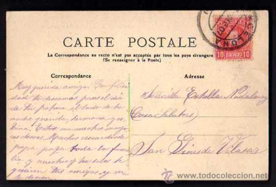 Postales: Montpellier. Circulada 1907 - Foto 2