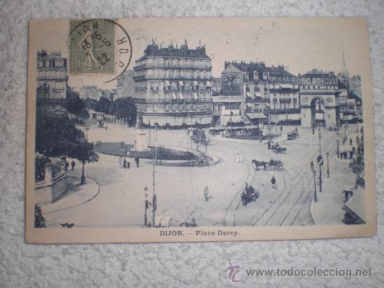 Postales: DIJON   Place Darcy  circulada - Foto 1