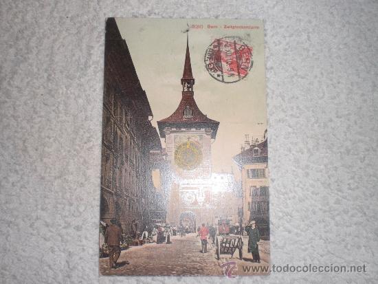 Postales: BERN -ZEITGLOCKENTURM  CIRCULADA 1910 - Foto 1