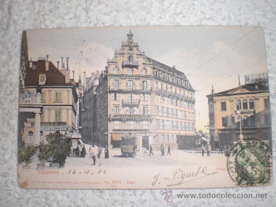 Postales: LAUSANNE  CIRCULADA 1906 - Foto 1