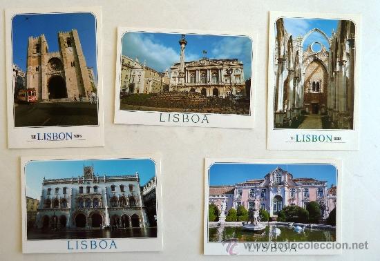 Postales: POSTALES DE LISBOA. 5 POSTALES - Foto 1