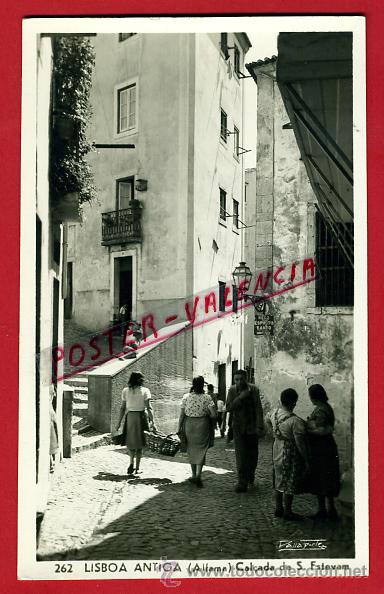 Cartoline: POSTAL PORTUGAL, LISBOA ANTIGA, ALFAMA, CAL&Ccedil;ADA DE S. ESTEVAM,    P79046