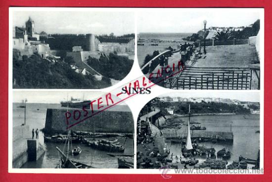 Postales: POSTAL SINES, PORTUGAL, CUATRO VISTAS,   P79166