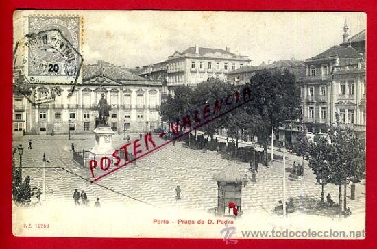 Postkarten: POSTAL PORTUGAL , PORTO OPORTO PLAZA DE SAN PEDRO , PZ , P80489