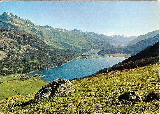 Cartes Postales: MARMORE SILS MARIA, VISTA A SILVAPLANA - PHOTO MAX N&ordm; 223 - SIN CIRCULAR