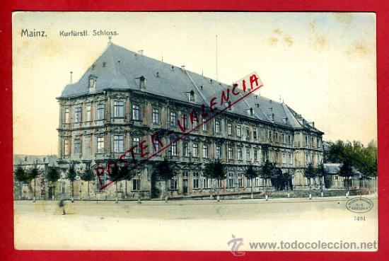 Postkarten: POSTAL MAINZ, ALEMANIA, KURFURSTI SCHLOSS,  P79365