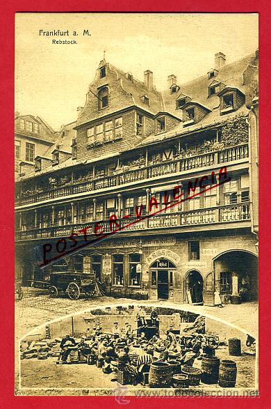 Postkarten: POSTAL FRANKFURT, ALEMANIA, REBSTOCK,  P79386