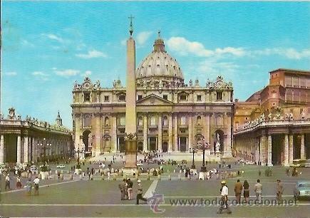 Cartes Postales: POSTAL A COLOR CITTA DEL VATICANO BASILICA DI S PIETRO