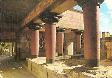 Cartes Postales: POSTAL A COLOR CNOSSOS LE PALAIS