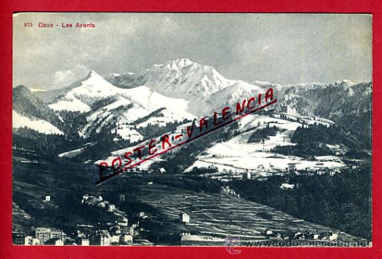 Cartoline: POSTAL OAUX, SUIZA, LES AVANTS,  P79508