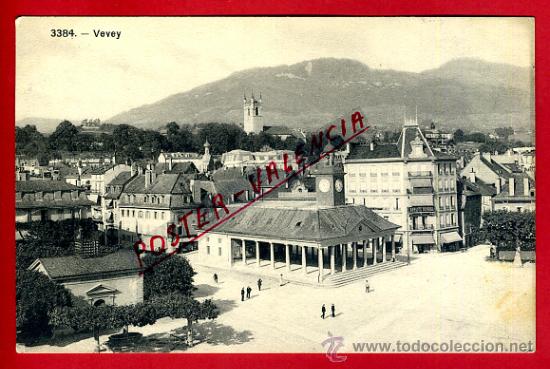 Cartoline: POSTAL VEVEY, SUIZA, VISTAS,  P79525