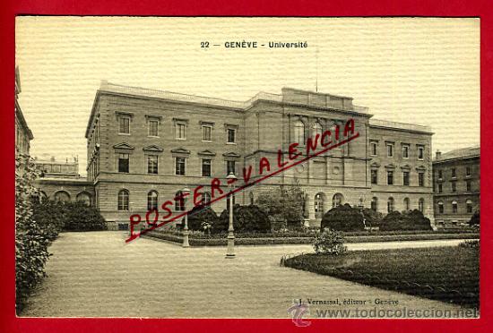 Postales: POSTAL GINEBRA, SUIZA, UNIVERSIDAD,   P79578
