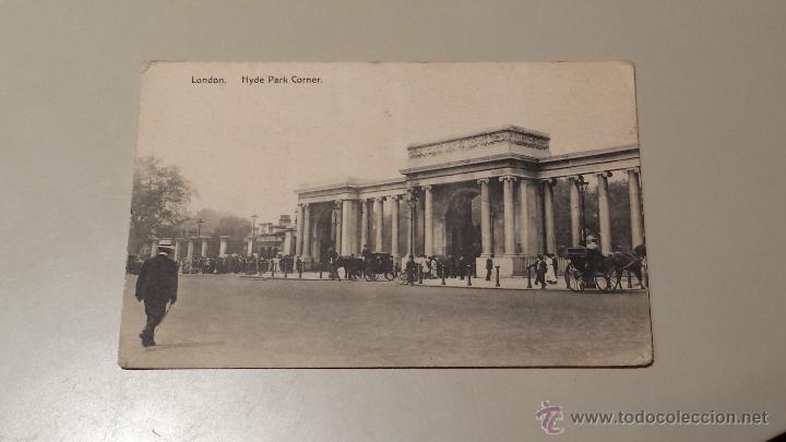 Postales: POSTAL ANTIGUA LONDON HYDE PARK CORNER