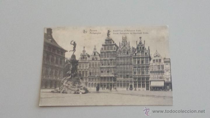 Postales: POSTAL ANTIGUA GRAN PLACE ET MONUMENT BRABO