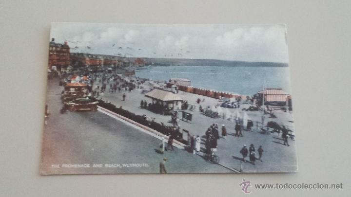 Postales: POSTAL ANTIGUA 1931 THE PROMENADE AND BEACH -WEYMOUTH
