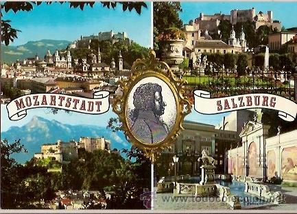 Postales: POSTAL A COLOR MOZARTSTADT SALZBURG