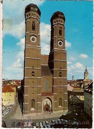 Postales: POSTAL A COLOR MUNCHEN FRAUENKIRCHE ESCRITA 1967