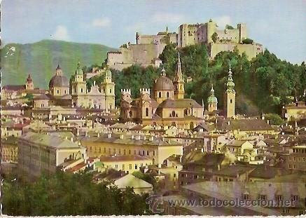 Postales: POSTAL A COLOR SALZBURG BLICK VOM MONCHSBERG AUSTRIA