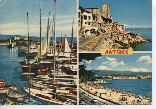 Postales: ANTIBES (FRANCIA). PUERTO - Foto 1
