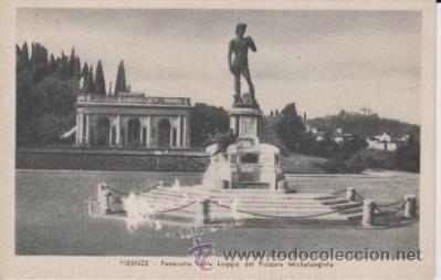 Cartes Postales: Firenze.- Panorama dalla Loggia del Piazzale Michelangiola.