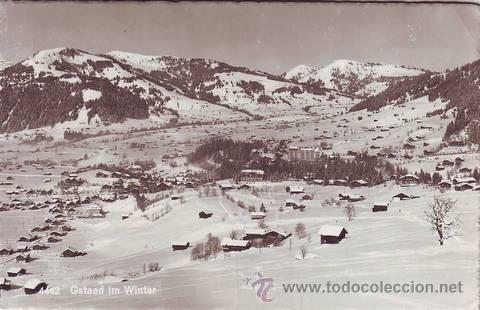 Postkarten: GSTAAD IM WINTER.