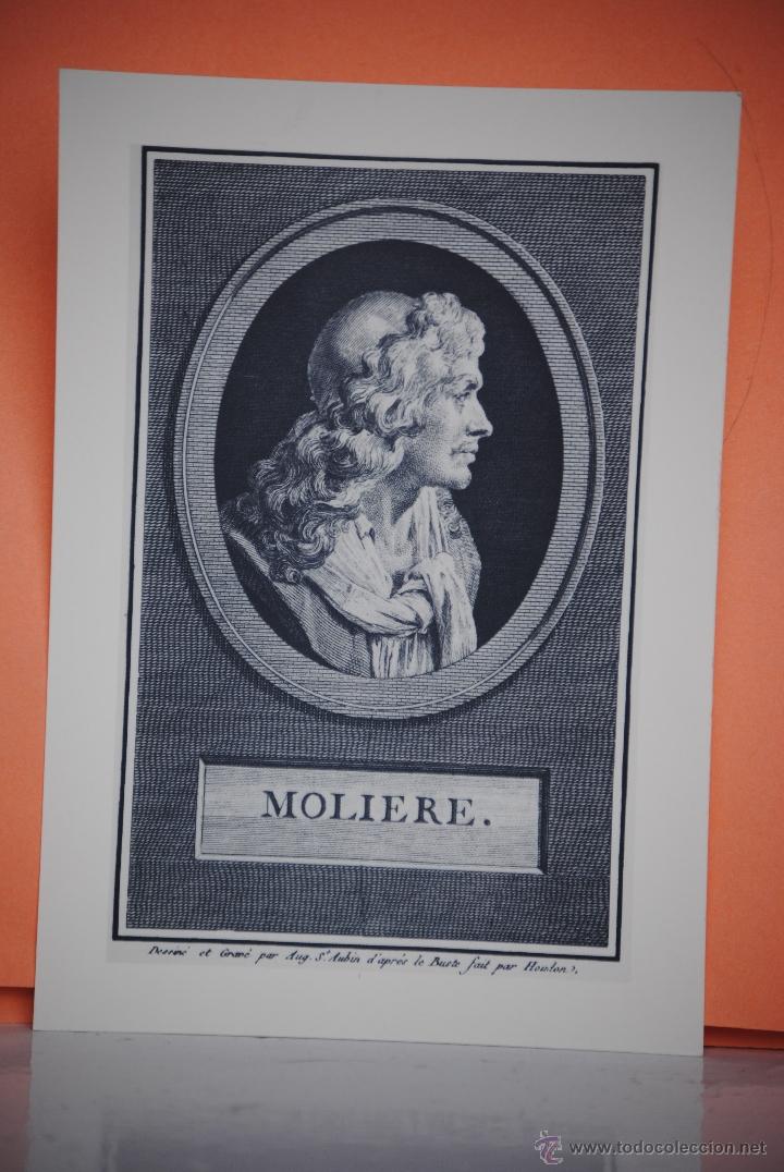 POSTAL COLECCI&Oacute;N COMEDIA FRANCESA : BUSTE DE MOLI&Egrave;RE