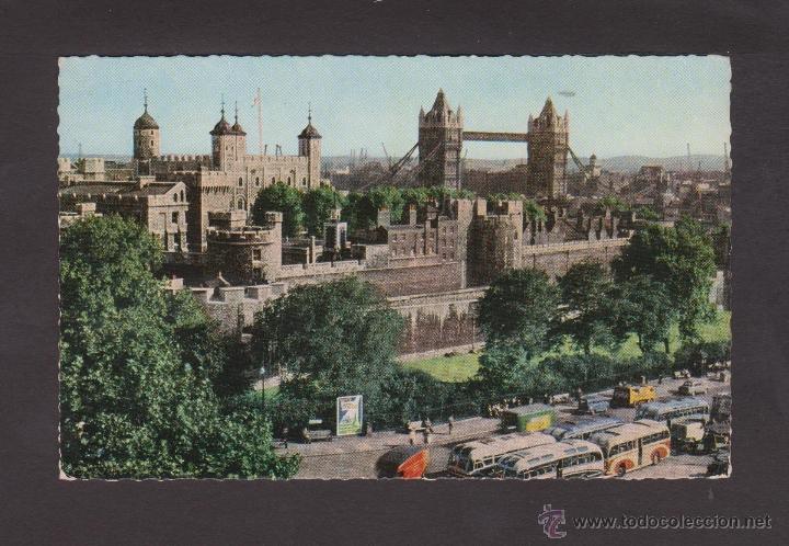 Postcards: UK - Tower and tower Bridge. London - Ed. A. V. Fry & Co Ltd - Circulada en 1959
