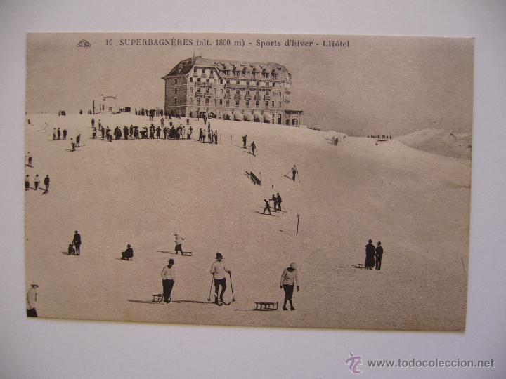Postkarten: Postal Superbagn&eacute;res.Sport d'hiver.Francia. Alsacienne des Arts. Sin Circular. n&ordm; 16.