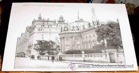 Postales: ANTIGUA POSTAL DE FRANCIA - PARIS - PALACIO DE LA LEGION D&acute;HONNEUR - NO CIRCULADA.
