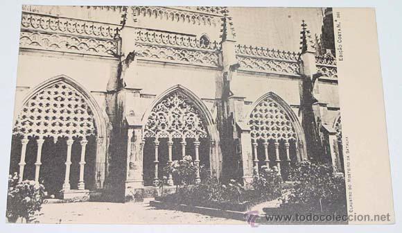 Postais: ANTIGUA POSTAL CLAUSTRO DE MONASTERIO DE BATALHA - NO CIRCULADA - ED. COSTA - SIN DIVIDIR.