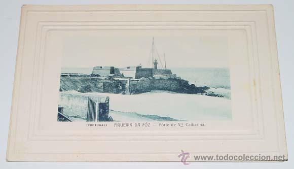 Postais: ANTIGUA POSTAL DE FIGUEIRA DA FOZ - FUERTE DE SANTA CATALINA - NO CIRCULADA.