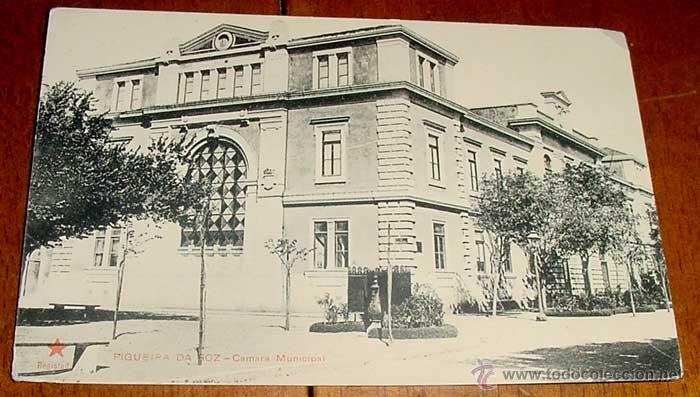 Postkarten: ANTIGUA POSTAL DE FIGUEIRA DA FOZ - CAMARA MUNICIPAL - NO CIRCULADA - SIN DIVIDIR.