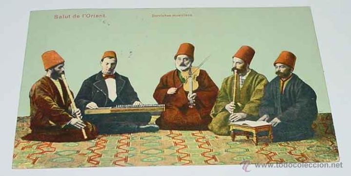 Cartes Postales: ANTIGUA POSTAL SALUT DE L&acute;ORIENT - TURQUIA - CIRCULADA.