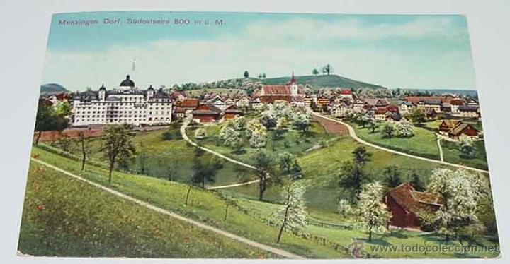 Cartes Postales: ANTIGUA POSTAL DE MENZINGEN - SUIZA - CIRCULADA.