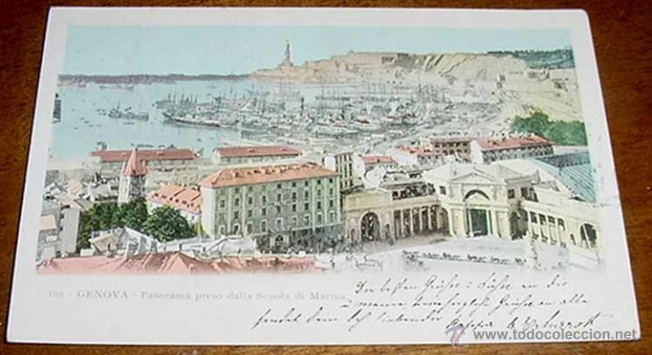 Cartes Postales: ANTIGUA POSTAL DE GENOVA - ITALIA - NO CIRCULADA - OLD POSTCARD, CARTOLINE POSTALI, CARTE ANCIEN