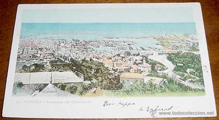 Cartoline: ANTIGUA POSTAL DE GENOVA - ITALIA - NO CIRCULADA - OLD POSTCARD, CARTOLINE POSTALI, CARTE ANCIEN