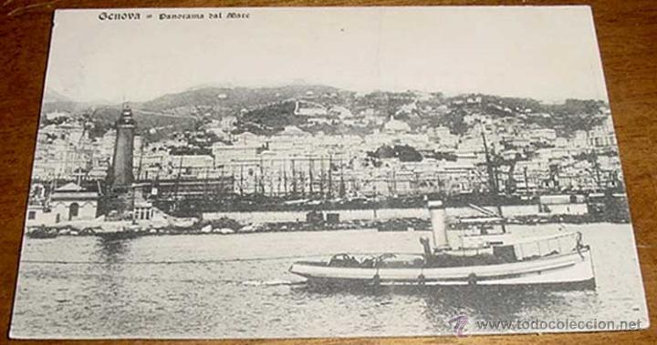 Postkarten: ANTIGUA POSTAL DE GENOVA - ITALIA - CIRCULADA - OLD POSTCARD, CARTOLINE POSTALI, CARTE ANCIEN