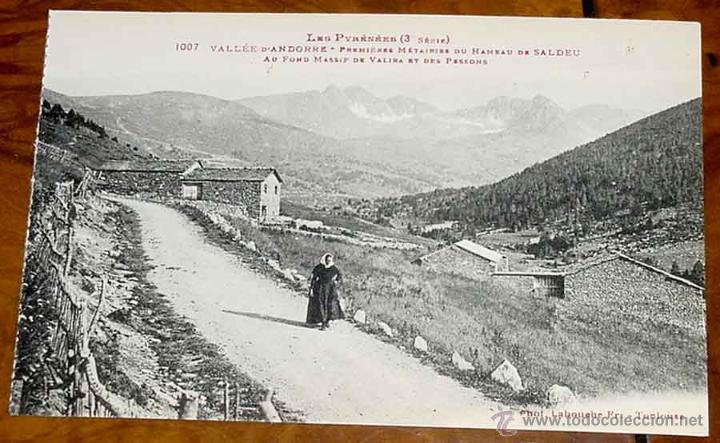 Postcards: ANTIGUA POSTAL DEL VALLE DE ANDORRA - 3&ordf; SERIE - N. 1007 - ED. LABOUCHE - NO CIRCULADA.