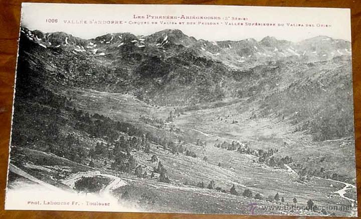 Cartes Postales: ANTIGUA POSTAL DEL VALLE DE ANDORRA - 3&ordf; SERIE - N. 1006 - ED. LABOUCHE - NO CIRCULADA.