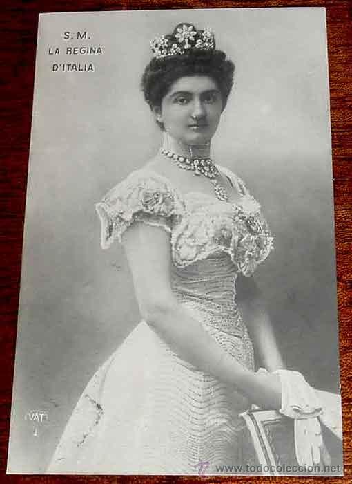 Postales: ANTIGUA POSTAL DE S.M. HELENE REGINA DE ITALIA - MONARQUIA - CIRCULADA.