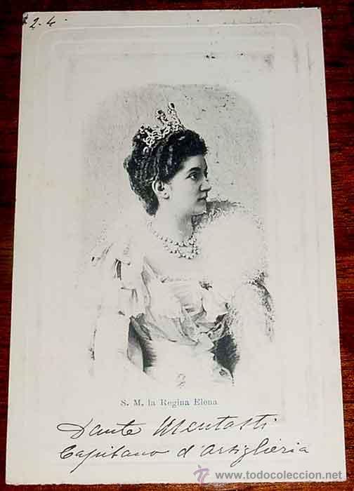 Postales: ANTIGUA POSTAL DE S.M. HELENA REGINA DE ITALIA - MONARQUIA - CIRCULADA.