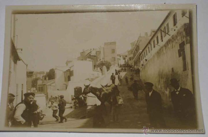 Postkarten: ANTIGUA FOTOGRAFIA DE GIBRALTAR, SISTEMA GELATINA BROMURO - MIDE 9,3 X 6,5 CMS. - FINALES SIGLO XIX
