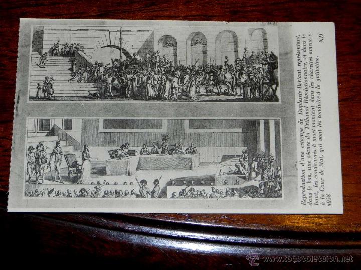 Postcards: ANTIGUA POSTAL - PARIS - REPRODUCTION D,UNE ESTAMPE DE DUPLESSIS BERTAUT - LA CONCIERGERIE - 4058 -